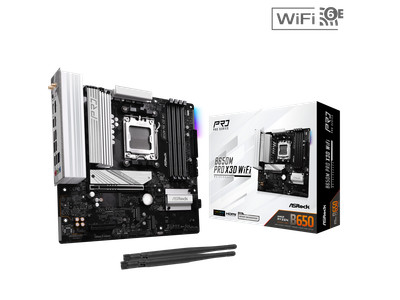 ASRock B650M Pro x3D RS WiFi AM5 AMD B650 SATA 6Gb/s Micro ATX Motherboard