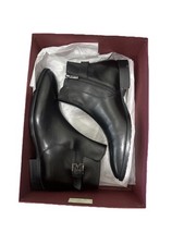 Bruno Magli Men's Black Leather Boots 9M US / 8 UK / 42 EU Italian Ankle Boots