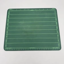 (QTY) VTG Super Slate Green Student Chalkboard Lined World Research 10.5"X13"