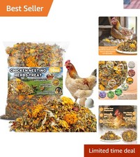 10oz Vacuum-Packed Chicken Nesting Herbs - Safe, Natural Nutrition for Hens