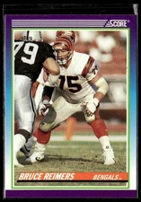 1990 SCORE BRUCE REIMERS #455 CINCINNATI BENGALS 3224