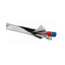 DEI Thermal Hose Sleeve 10405; 3ft  Aluminized Fiberglass, 1 in. ID, Velcro