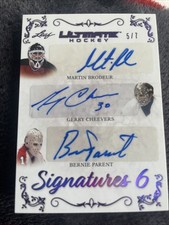 2023 Leaf Ultimate Hockey Signatures 6 Us6-1 /7