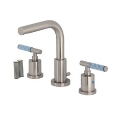 Kingston Brass FSC895.KPS Verona 1.2 GPM Widespread Bathroom - Nickel