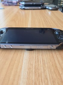 Sony Ps Vita  PCH-1100 Crystal Black Model Console And Charger TESTED