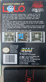 Adventures of Lolo NES gioco - Nintendo Entertainment System, 1986 - REV A USA
