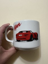 Dodge Viper coffee Mug Ceramic Made In USA Sports Car Rare Cup