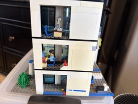 LEGO CITY: Police Station (7498) Mostly Completed With a Few Missing Pieces