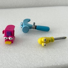 Mattel Handy Manny Replacement Tools Hammer Tape Measure Screw Driver 2007 Disne