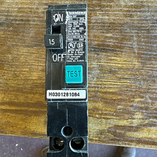 Siemens Q115AF Type QAF 15A 120V 1-Pole AFCI Circuit Breaker w/ Test