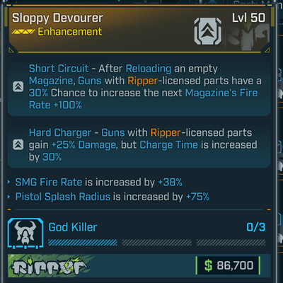 Borderlands 4   Legendary Enhancement   Devourer   God Killer   PS PC XBOX