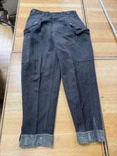 Schwedische Armee Feldhose grau / braun Svea  1960 Gr 96 M  Uniform  Jagd