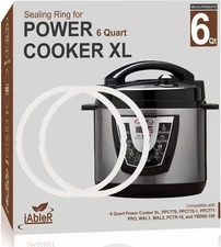 Original Sealing Ring for 6 Qt Power Pressure Cooker XL 6 black 