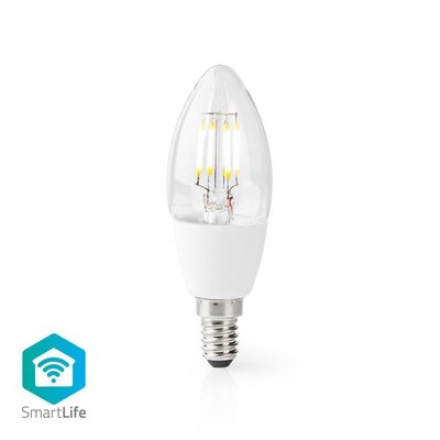 LED Lampe SmartLife Leuchte Kerzenform Leuchtbirne E14 WiFi 5W 230V Warmweiß