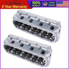 2complete Aluminum Cylinder Heads For Ford Sbf Gt40 289 302 351w Mustang 175cc
