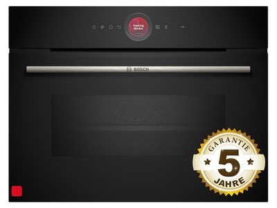 Bosch CMG7241B1 Kompaktbackofen mit Mikrowelle Schwarz