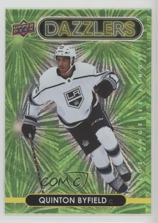 2021-22 Upper Deck Series 1 Dazzlers Green Quinton Byfield #DZ-23 2o7