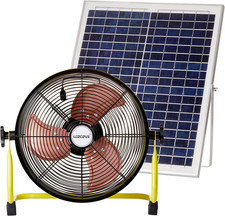 Solar Powered Fan, Battery Operated Outdoor Fan Can Running 5-24 Hours, Solar Fa