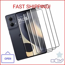 U. EHome 3 Pack For Motorola Edge 2024 Screen Protector HD-Clear Tempered Glas