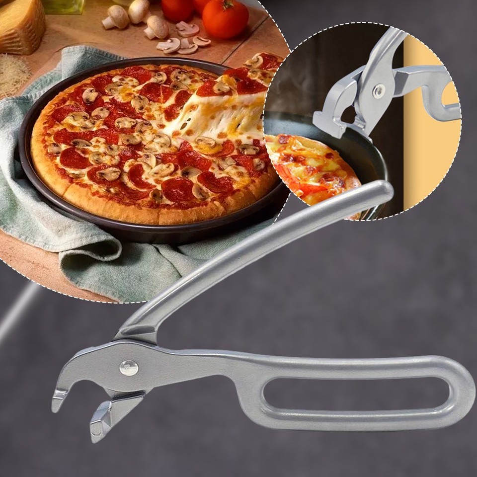 Set Di 3 Pinze In Acciaio Inox Da 26 Cm - Per Alimenti, Spaghetti - Foto 9