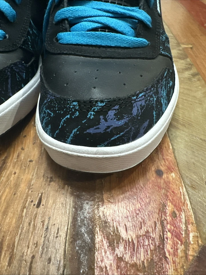 Diamond Supply Co X DVS 2007 intención original 10,5 DS NEGRO TURQUESA raro Foto 4 de 4