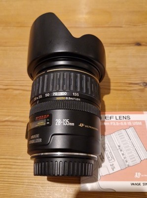 Canon EF 28-135mm IS USM f/3.5-5.6 Reise Zoom Tele Objektiv für Canon EOS