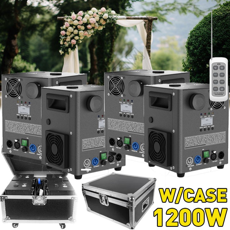 1200W Cold Spark Machine Party Stage Sparkle DJ Party Show With Flight Case