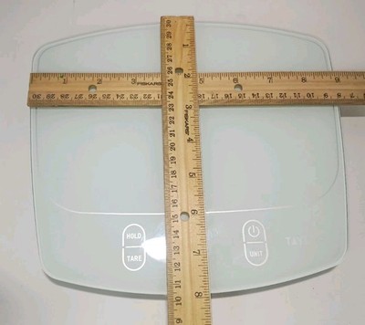 TAYLOR FOOD SCALE - Digital Waterproof Kitchen DIET 11 Lbs Capacity LED Readout 
