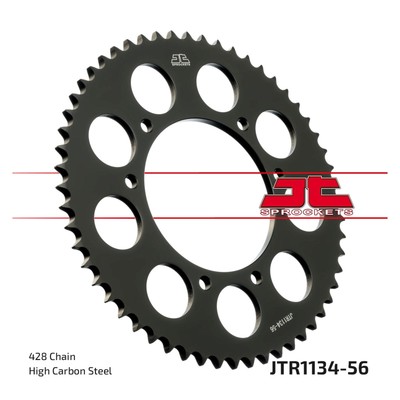 Kettenrad 56 Zähne für Rieju MRX 125 Baujahr 2002-2010 von jt-Sprockets