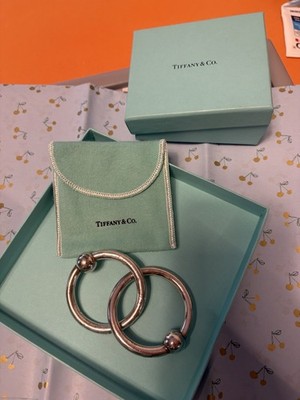 Tiffany & Co. 1837 Baby Rattle   Sterling Silber 925 mit Box   Luxus Geschenk