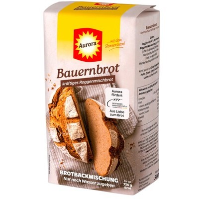 Aurora Bauernkruste Brotbackmischung 500g | Für Backautomat oder im Ofen