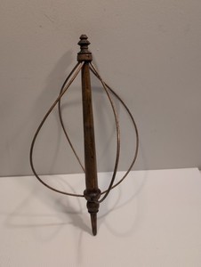 Nice Antique Bird Cage  for a Spinning Wheel   17 " 
