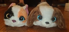 2 FurReal Friends Mini Pets Lot Hasbro 2024 Calico Kitty Dog/Puppy Tested Works