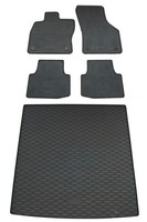 Gummi FußMatten + Kofferraumwanne FüR VW Passat B8 3G Variant 2015- Gummimatten