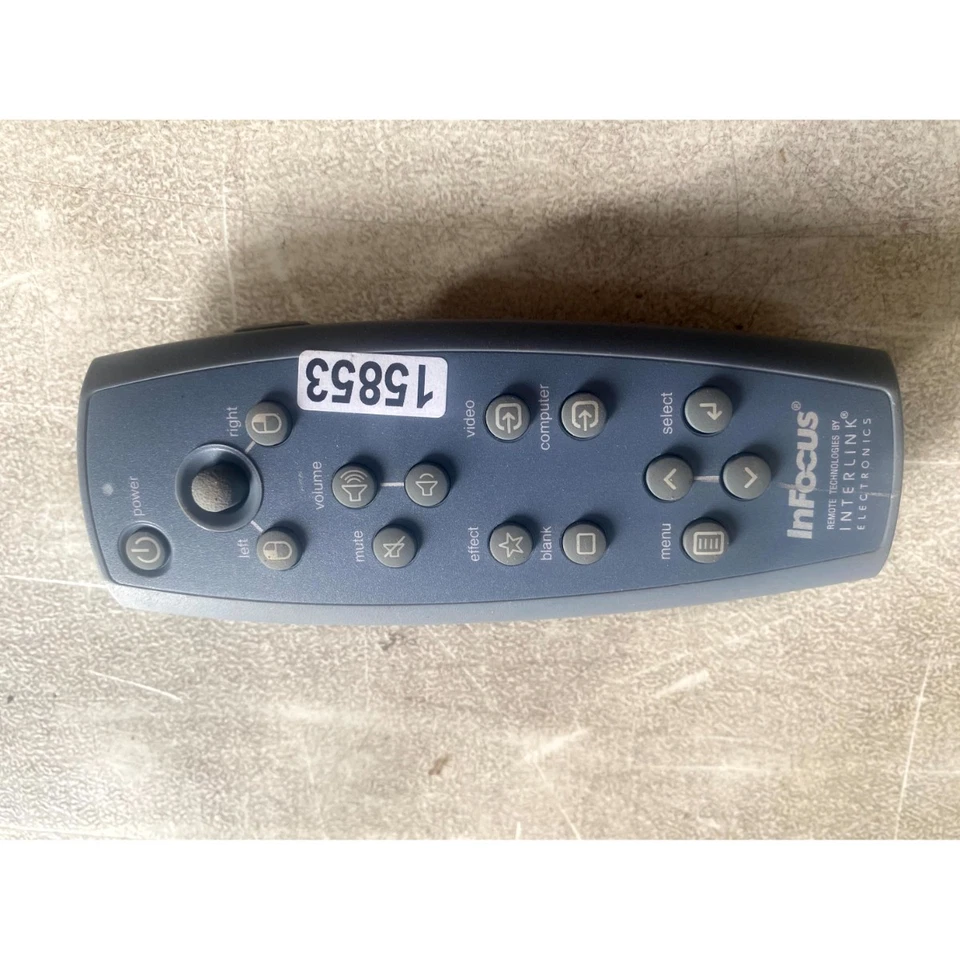 Infocus 27700B Remote Control Wireless Handheld Ergonomic for SP8602 Projector - Image 2 of 4