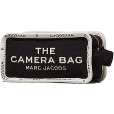 Marc Jacobs Black  White Canvas Crossbody The Camera Bag