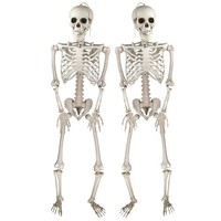 Halloween Skelett Deko Kunststoff Wetterfest Innen AußEn Stellbar 2 StüCk 41Cm
