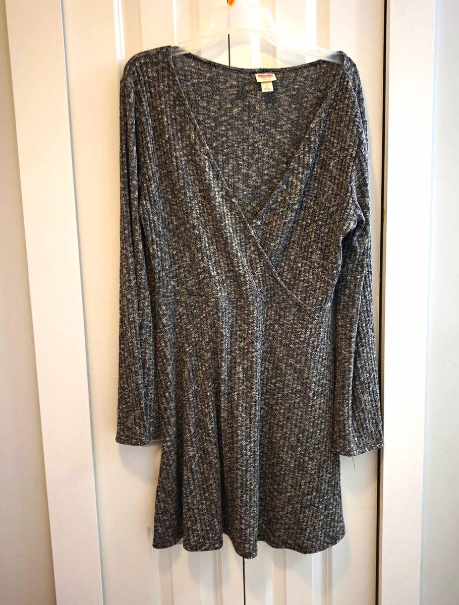 mossimo long sleeve dress Mossimo Women Velvet Purple Long Sleeve XL Whimsy Dress Velvet Feel Y2K