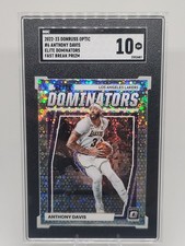 2022-23 Donruss Optic Elite Dominators Anthony Davis Fast Break Prizm SGC 10