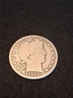 1912-S CIRCULATED Barber Silver Half Dollar                            #MF-1246