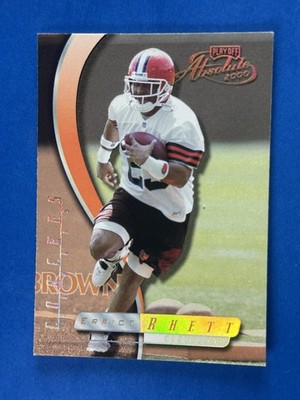 2000 Playoff Absolute Coaches Honors #42 Errict Rhett Cleveland Browns #/300