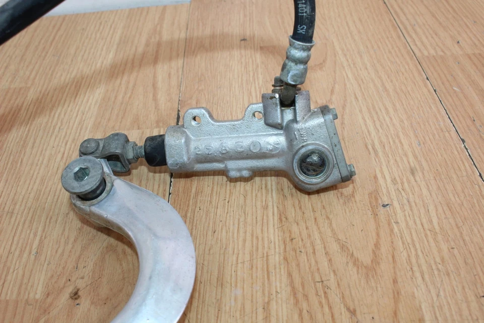 2017 KAWASAKI KX250F Rear Brake Master Cylinder w/Caliper and Pedal - Image 2 of 4