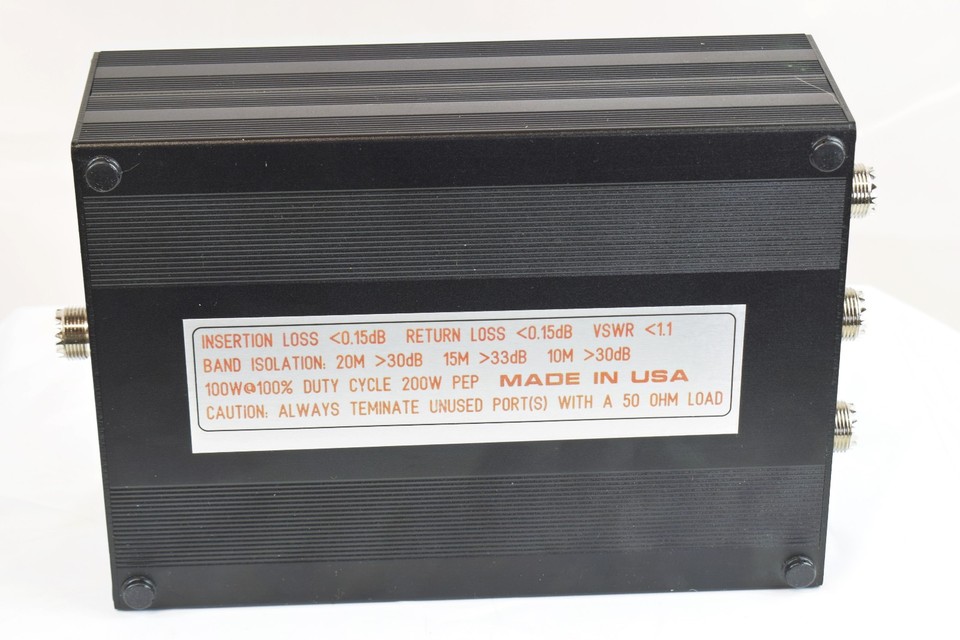 HF TRIPLEXER/DIPLEXER 200W, 20M/15M/10M | eBay
