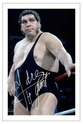 ANDRE THE GIANT Signed Autograph 6x4 PHOTO Gift Signature Print