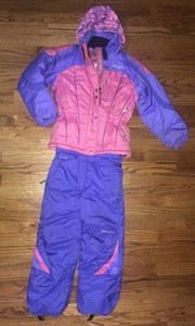 girl snowsuit size 7