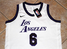 NEW Nike Swingman LEBRON JAMES Los Angeles Lakers Jersey Youth L XL City Edition