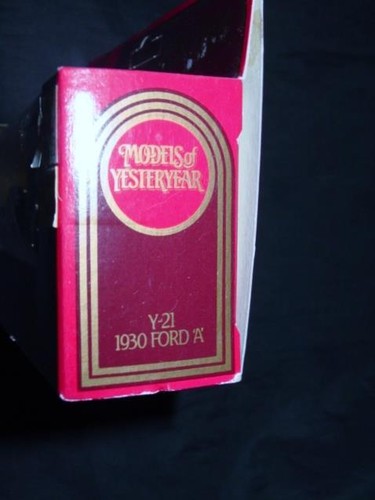 Matchbox Lesney - Models of Yesteryear - Y-21 1930 FORD "A" A&J BOX General (NIB - Picture 2 of 3