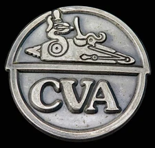 CVA Connecticut Valley Arms Blackpowder Muzzleloader Rifles Vintage Belt Buckle