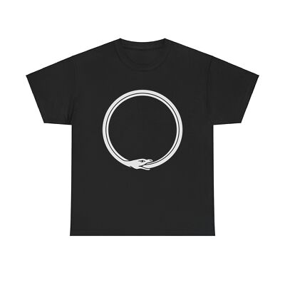 Ouroboros T-Shirt - snake tail celtic gnostic hermetic egyptian circle minimal