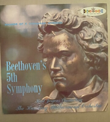 Ludwig Van Beethoven 5th Symphony Record Karl Jergens CLP 5149 Recorded Germany